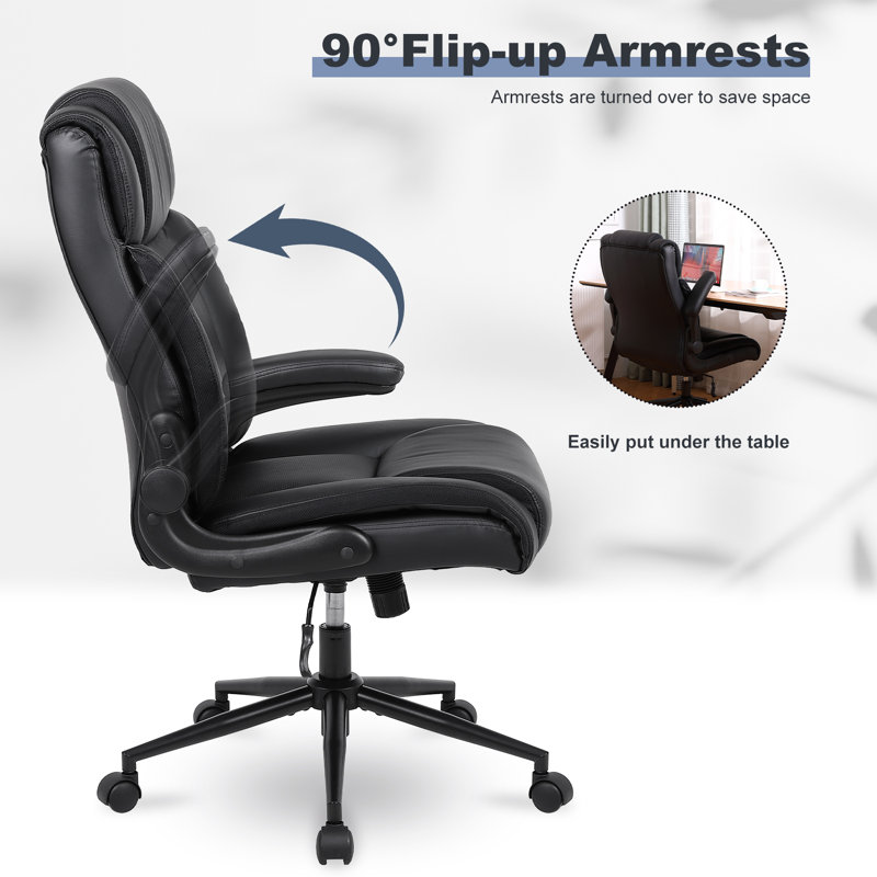 Inbox Zero Executive Chair with Headrest