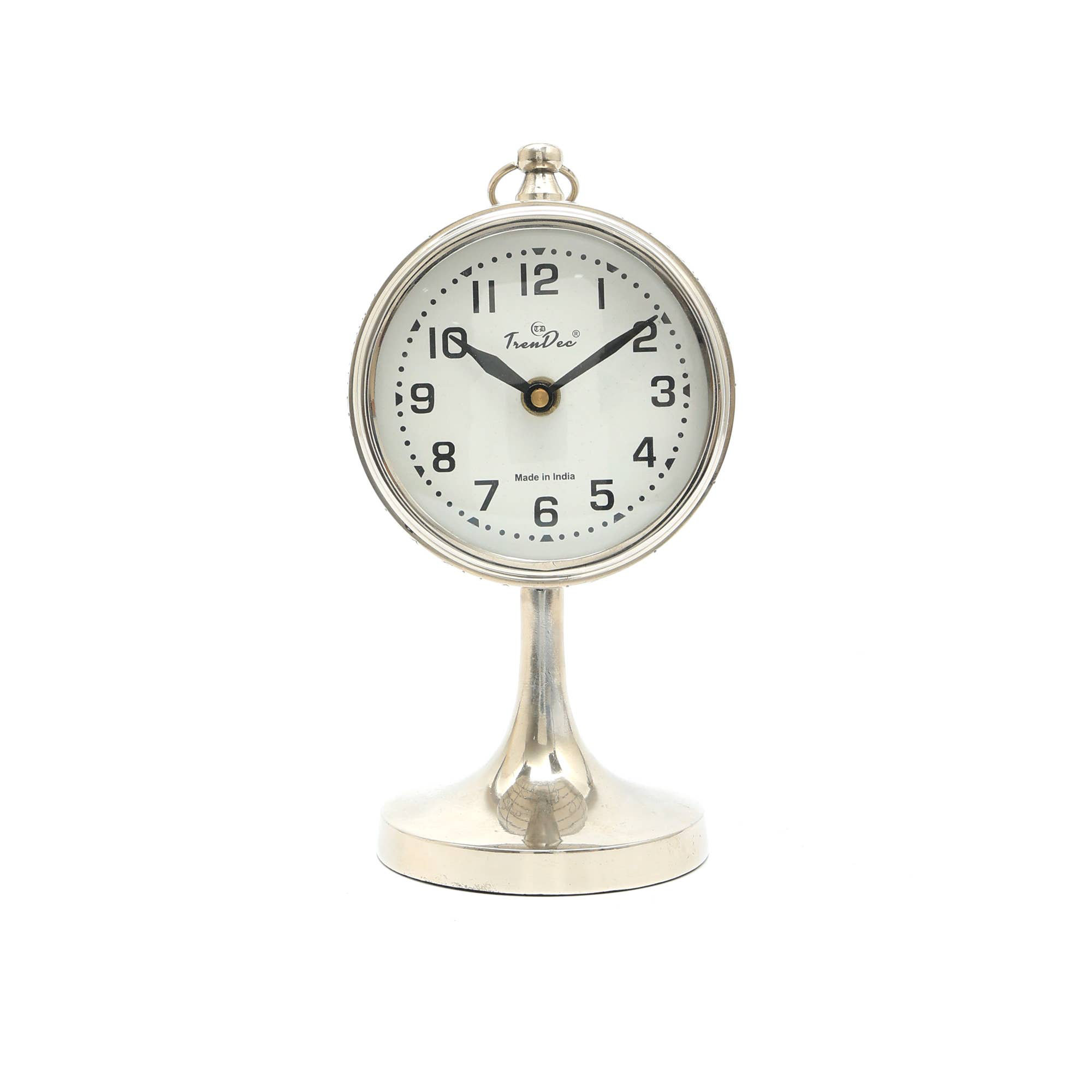 Fleur De Lis Living Decorative Desk Clock for Home & Office Decor ...