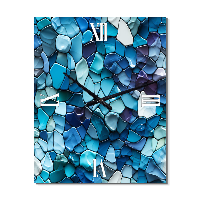 Horloge murale océan - mosaïque océanique, Petit