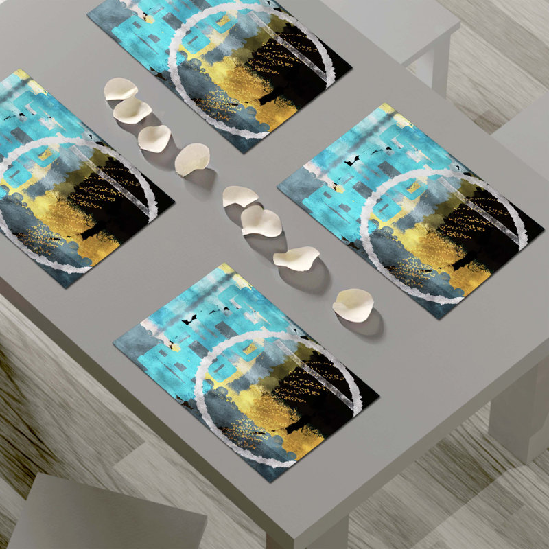 Napperon abstrait en polyester