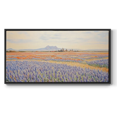 Série paysage - Cxxxv - Toile tendue avec châssis encadré - Prêt à être accroché