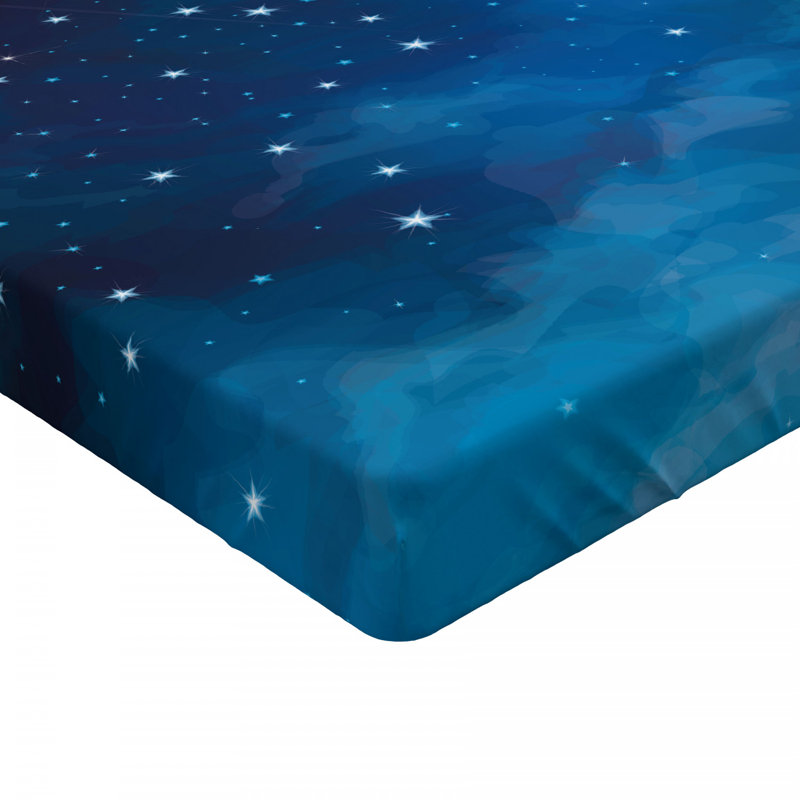 Microfiber Abstract Fitted Sheet, Full Fitted Sheet