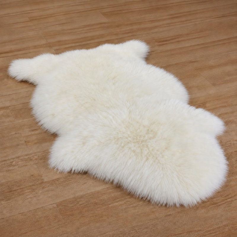 Hand Knotted Sheepskin Rug