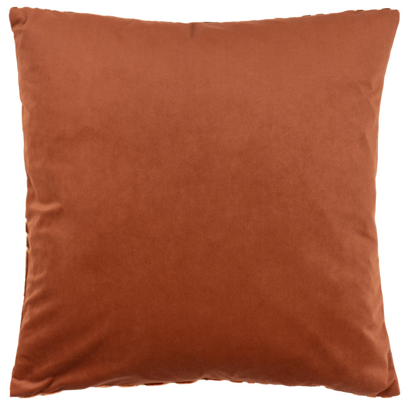 Geometric Square Cushion Cover, Brick