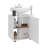 FM FURNITURE Gila Bend Under Sink Storage Cabinet, Compact Design, With Two Shelves For Organizing Bathroom Items, White
