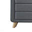 Commode en tissu gris clair