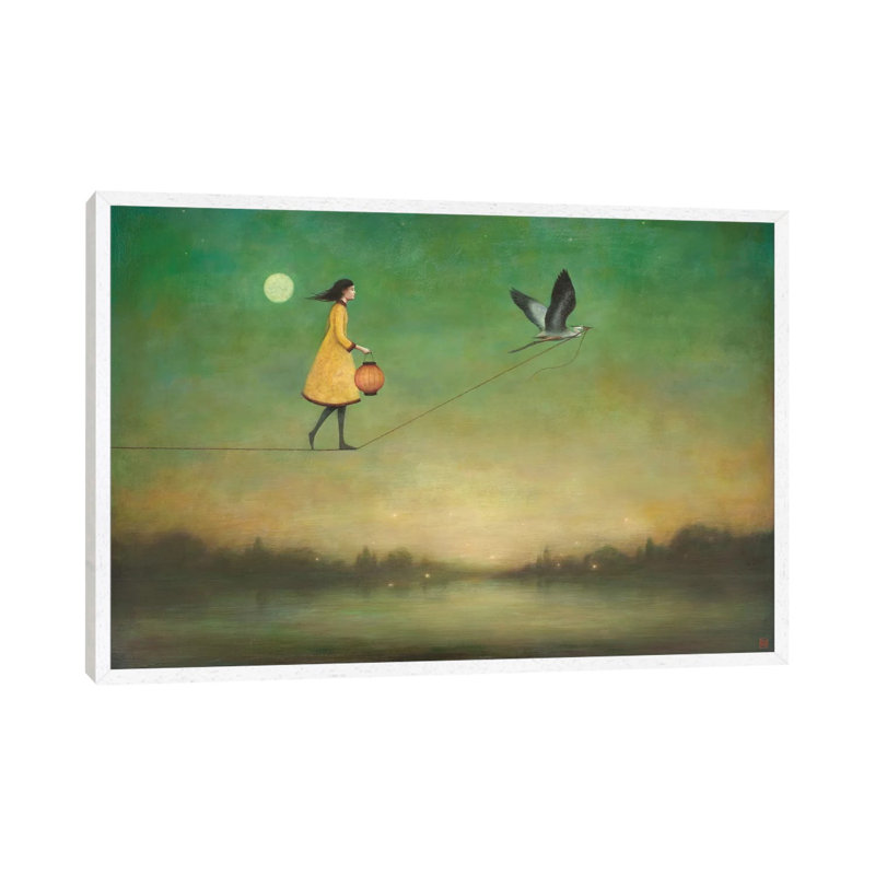 Blue Moon Expedition by Duy Huynh - Print on Canvas, 101.6 cm H x 66.04 cm W, White Framed