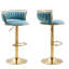 Tabouret de bar pivotant avec dossier Ginko-879315310-882844525