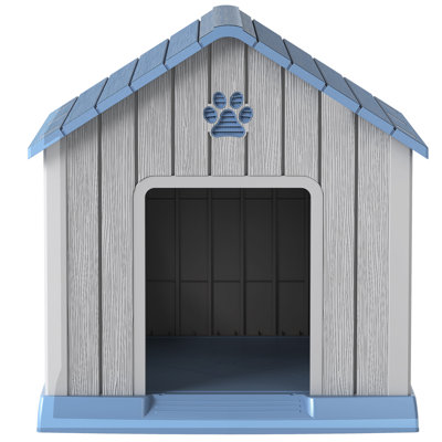 Weatherproof Dog House Outdoor Indoor for Small to Medium Dogs
