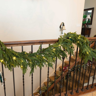 9 ft. Pre-Lit LED Garland - Norfolk