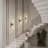 Zolee Dimmable Glass and Brass Wall Sconce -421936820