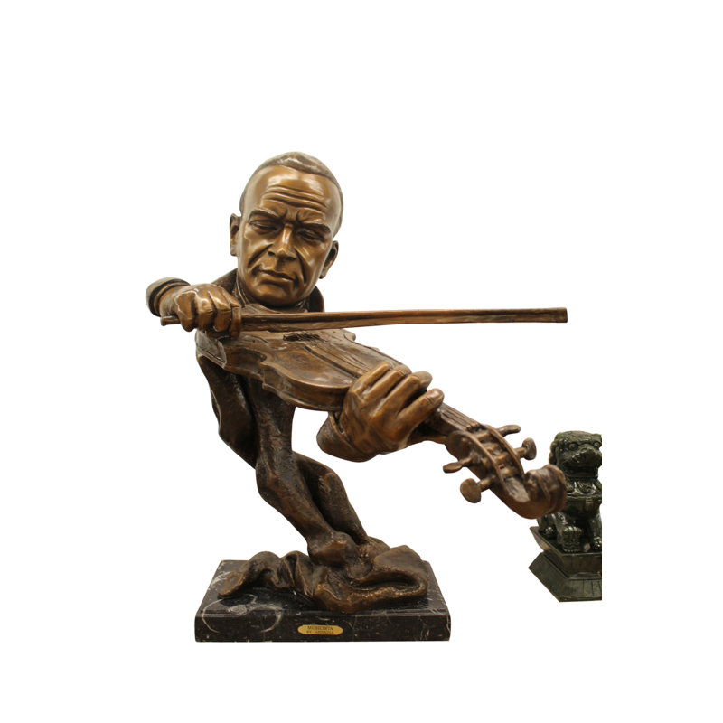Nessa Musician Bust of Violin Musician Statue