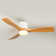 Karlena 48'' 3 - Blade Flush Mount Dimmable Ceiling Fan With Led Lights and Remote Control