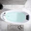 Baignoire tourbillon autoportante en acrylique 67 po. X 31 po. Avec robinet