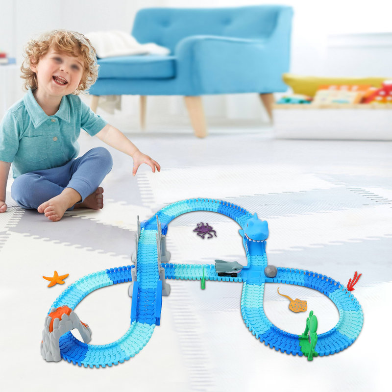 Ensemble de piste de jeu pliable pour enfants DIY Adventure