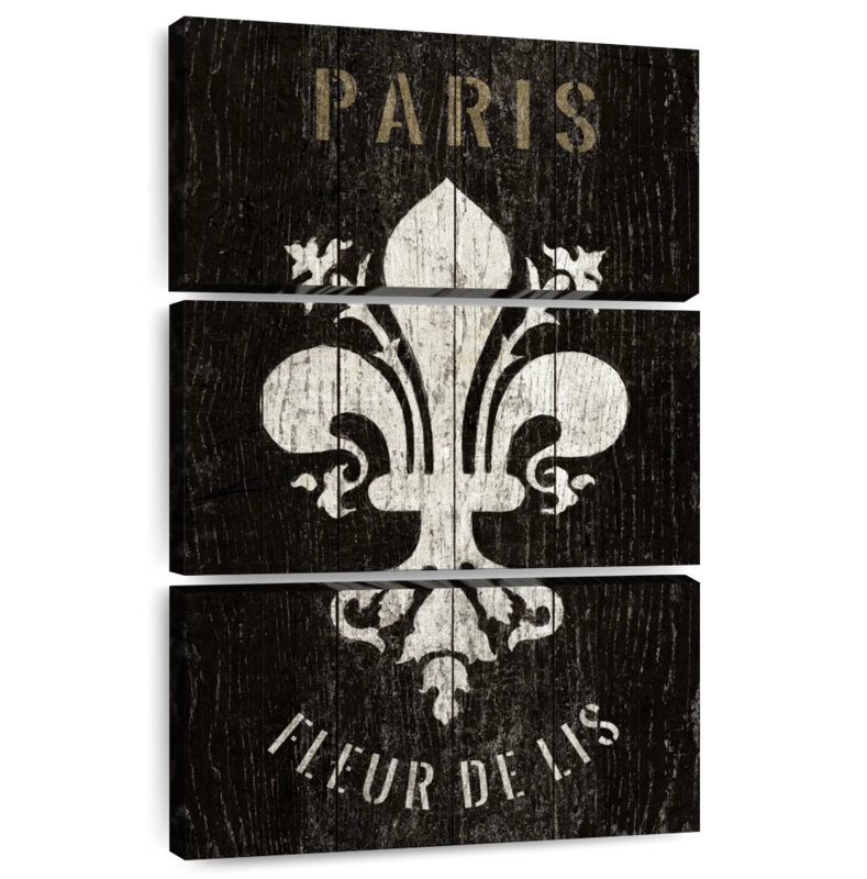 Kerner Refurbished Fleur De Lis, 74" H x 48" W