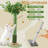 Tall 45 Inch Cat Scratching Post For Indoor Cats Adults, Durable Sisal Rope Cat Scratcher With Hanging Ball, Stable Base For Kittens And Medium To Large Cats, Encourage Exercise &  Healthy Claws