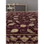 Dharma Floral Area Rug in Red/Beige