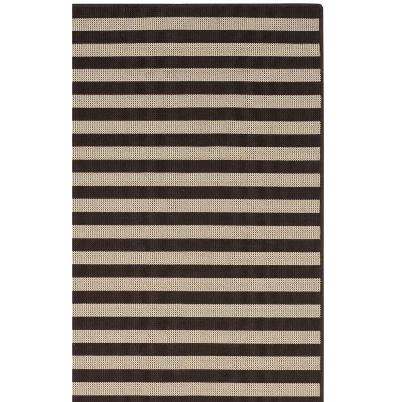Tapis ivoire / brun Petterson, Rectangle 3 pi 6 po x 5 pi 6 po
