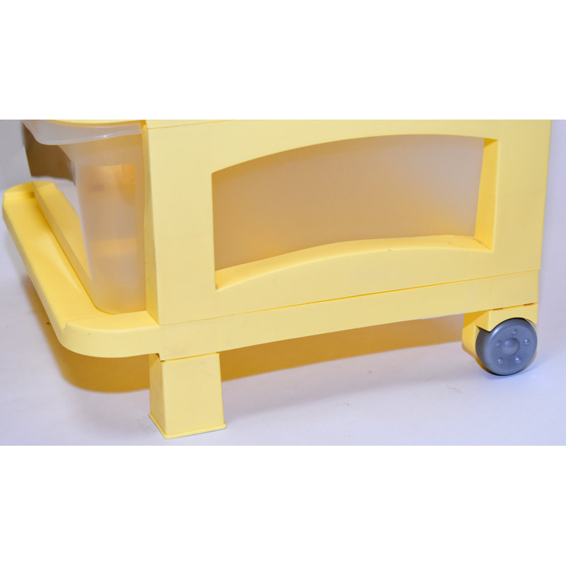 Commode 3 tiroirs, Jaune