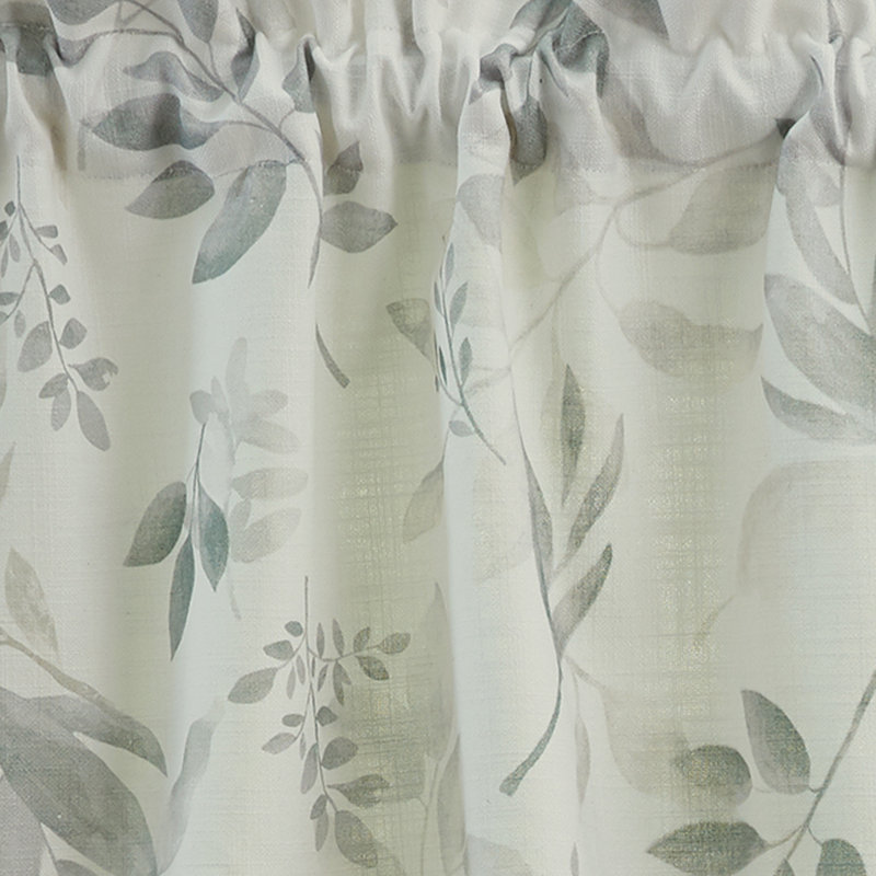 Cotton Floral Tailored Window Valance