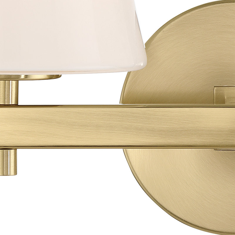 Jaycob 16'' Vibrant Gold Sconce, 2, 10" H x 16" W x 7.5" D