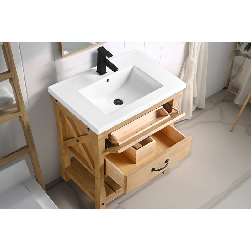 Barron 30" W Freestanding Single Bathroom Vanity