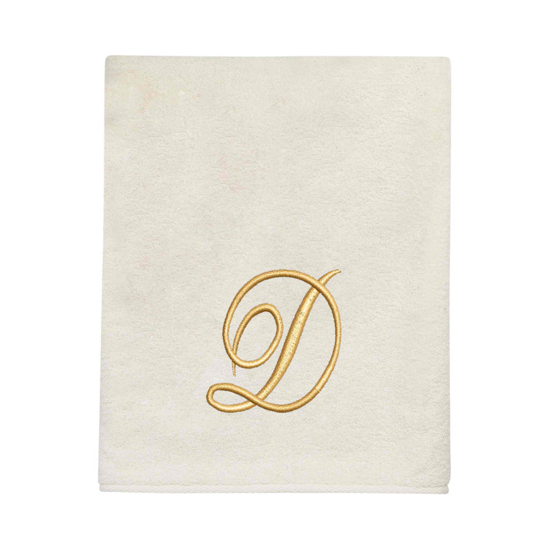 Winston Porter Zakaryan Bath Towel Letter D