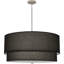 Lustre tambour 3 lumières à abat-jour Decker-123476816-66954385