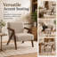 Fauteuil d'appoint rembourré avec cadre en bois incurvé ROvelia-133588830