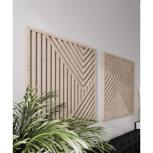 2 Piece Modern Wall Dcor Set