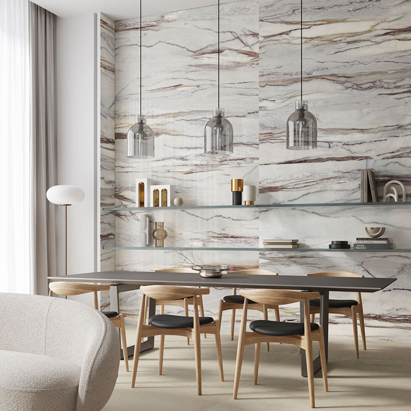 Celestia Marble 24 Marble, Matte Blue