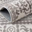 Tapis gris-ivoire Southwestern / Lodge Onyxx-970802829