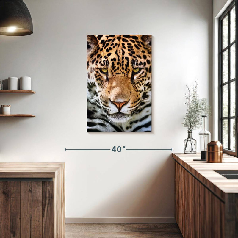Brampt Frowning Jaguar, 36" H x 24" W