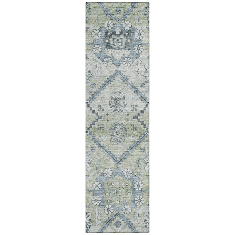 Tapis de porte Cederick, Tapis de couloir 2 pi 3 po x 7 pi 6 po