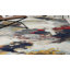 Tapis beige / bleu / gris intérieur / extérieur-57385714