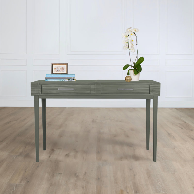 Bureau en bois massif Andros, Evergreen