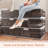 EnHomee Storage Bin Under Bed Storage Containers Stackable Underbed Storage with Wheels-1774646534