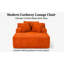 Méridienne intérieure de 66 pouces, canapé-lit surdimensionné avec coussin, coussin de lit en fausse fourrure de luxe, fauteuil de lecture avec accoudoirs, canapé de salon en nuage, aucun assemblage requis