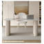 Bureau de style crème à plaque de roche-1510032148