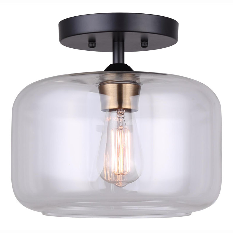 Luminaire suspendu tambour 1 lumière