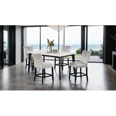 Gourdine 5-pcs Counter Height Table Set