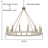Beck 16 - Light Dimmable Chandelier-1125664835