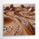 Southwestern Patterns Coyote Tracks 205 Brown Canvas Wall Art
