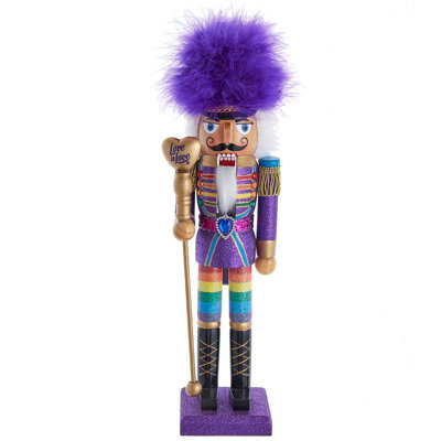 Kurt Adler 15-Inch Wooden Pride Nutcracker