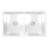 Lester 32.75'' L Farmhouse / Apron Double Bowl Fireclay Kitchen Sink