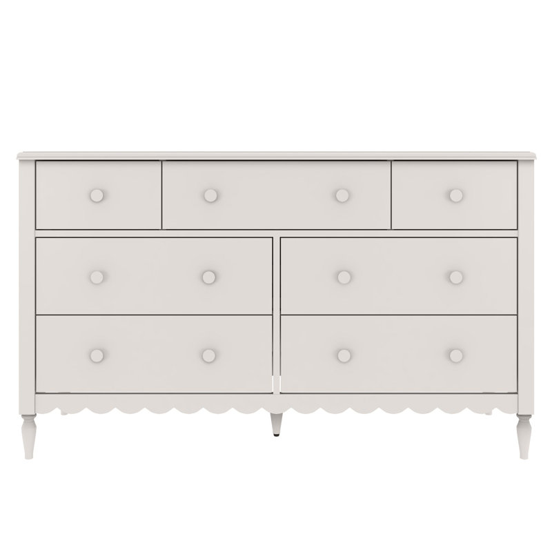 Charlotte 7 Drawer Dresser, Linen White, Linen White