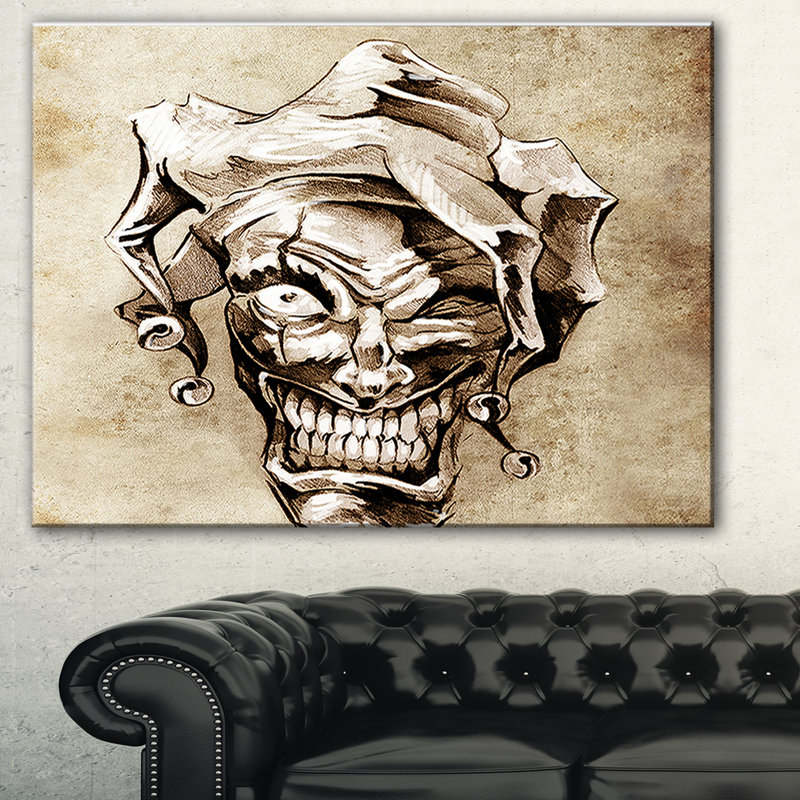 « imaginaire matin joker », impression sur toile, H 30 po x l 40 po x P 1 po