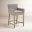 Tabouret de comptoir avec accoudoirs Bethea-110526551