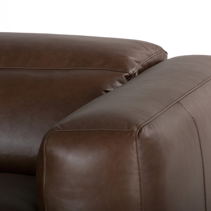 Radley 89" Power Recliner 2 - Piece Sofa, Sonoma Coco Genuine Leather